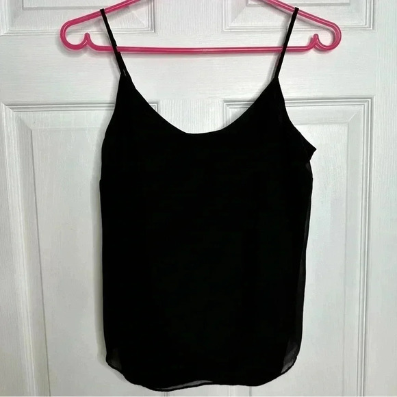 Le Chateau Tank Top Adjustable  Spaghetti Straps Black Size Extra Small - Picture 1 of 16